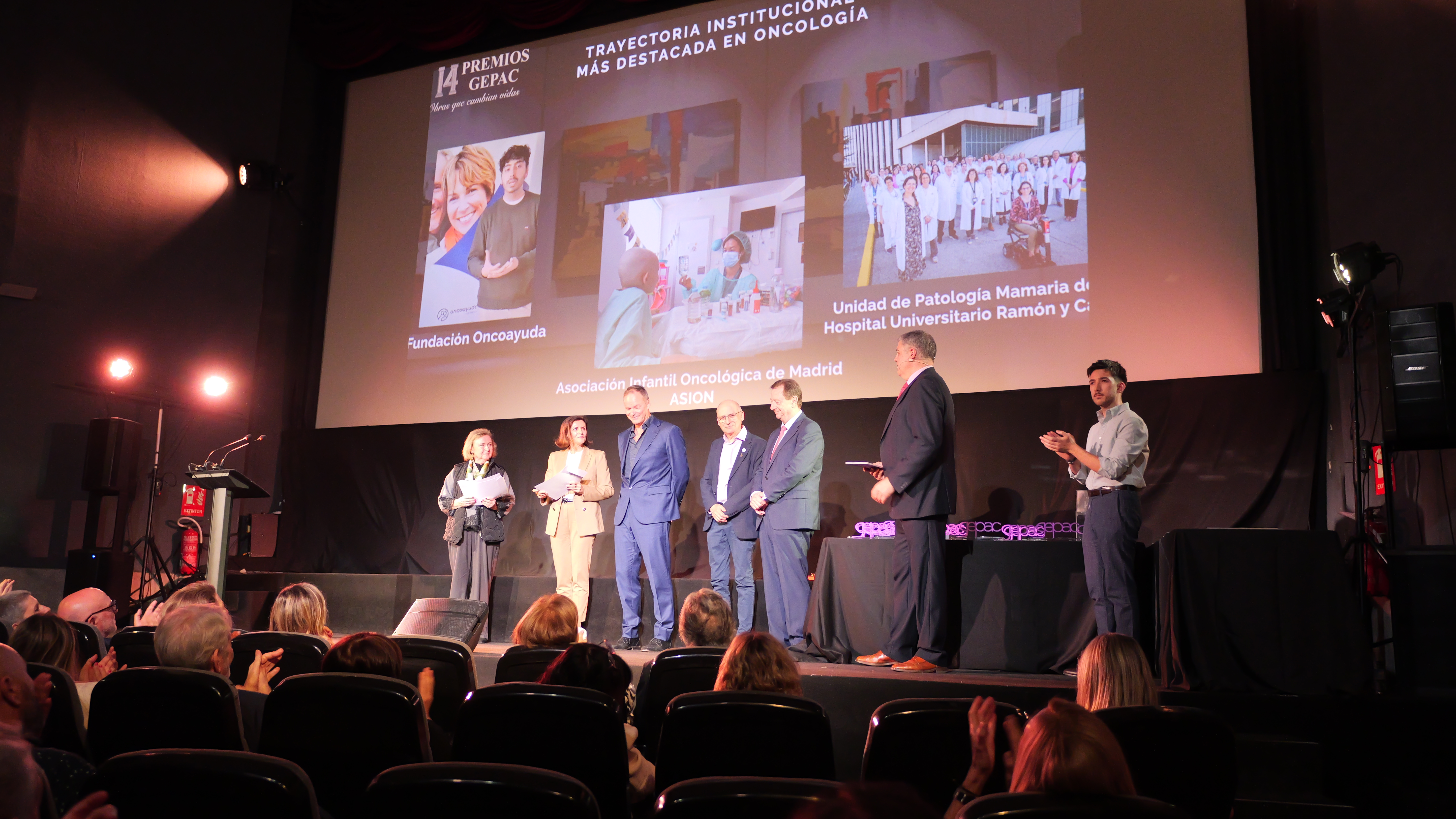 Imagen adicional de Fundación Oncoayuda, reconocida por su trayectoria institucional en los XIV Premios GEPAC